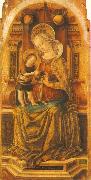 CRIVELLI, Carlo Virgin and Child Enthroned sdf oil painting artist